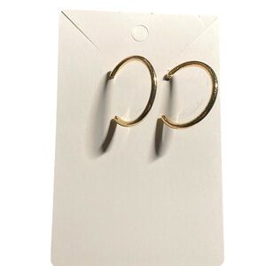 ✨3 for $15✨Small Half-Hoop Gold-Toned Earrings